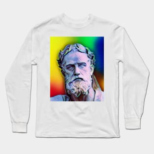 Xenophon Colourful Portrait | Xenophon Artwork 6 Long Sleeve T-Shirt